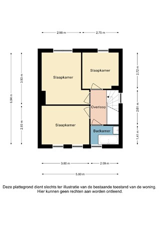 Plattegrond - Heideveldweg 43, 6414 XJ Heerlen - Heideveldweg 43 Heerlen - Verdieping 2D.jpg